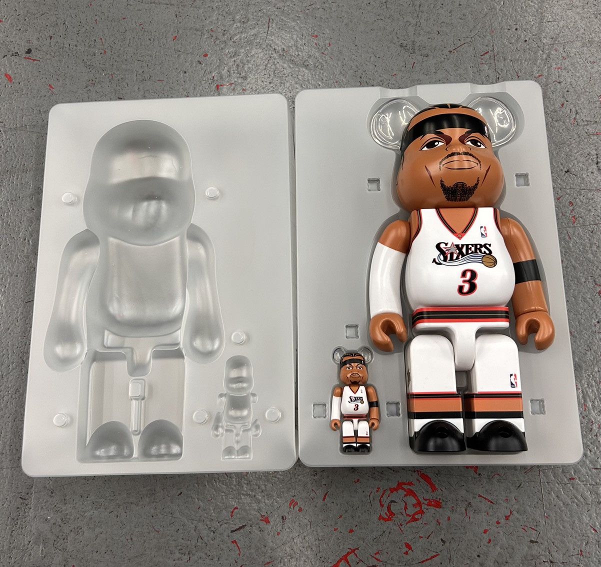 Medicom Toy Medicom Toy Be@rbrick Allen Iverson 100％ 400％ set bearbrick Size ONE SIZE - 2 Thumbnail