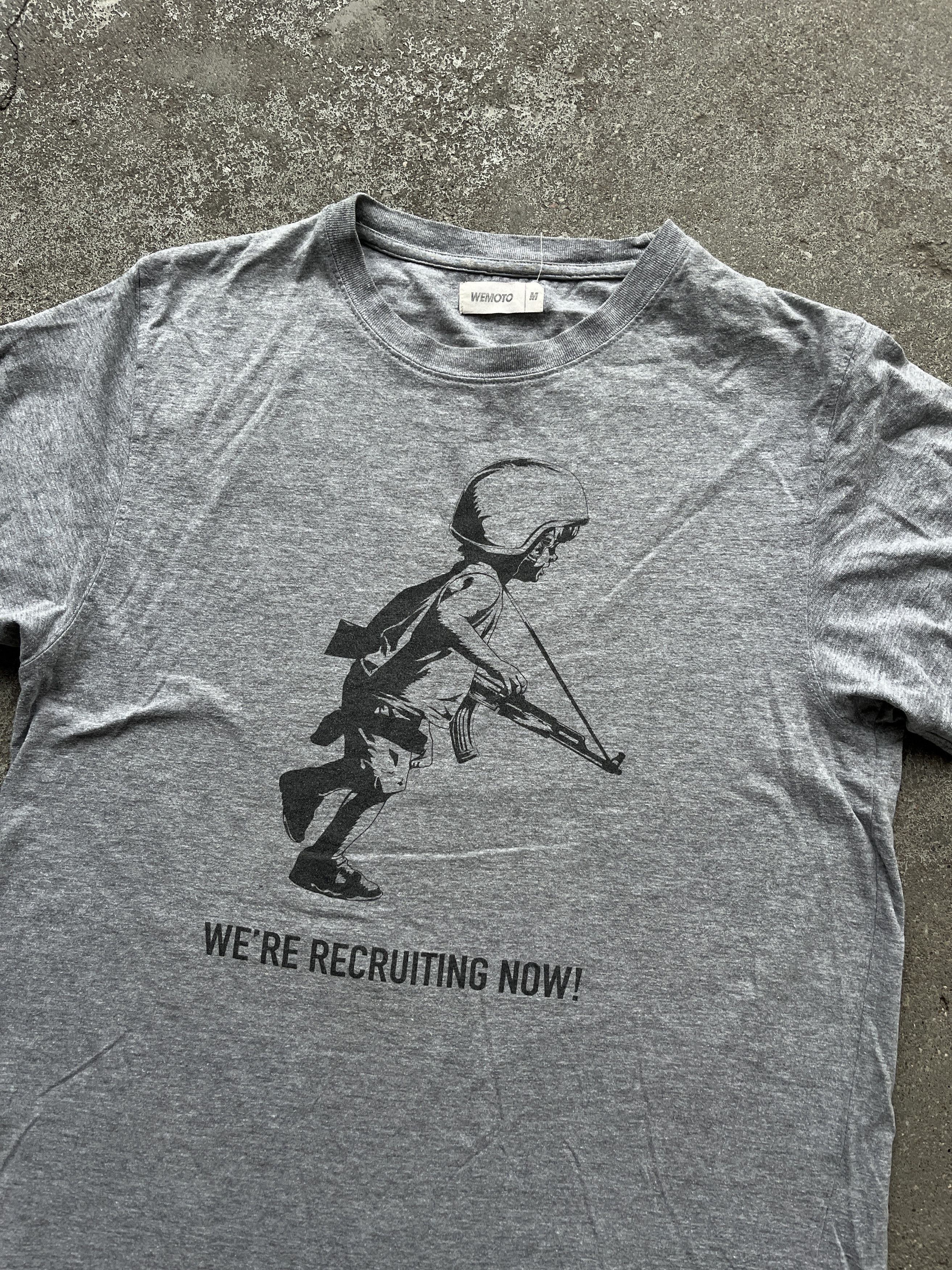 Wemoto “We Are Recruiting Now” USA protest army graphic tee Size US M / EU 48-50 / 2 - 3 Thumbnail