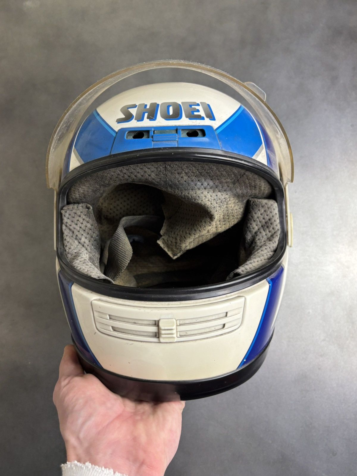 Indian Motorcycle × Vintage Vintage Shoei SNELL M90 DOT 80s Vintage Motorcycle Helmet Size ONE SIZE - 10 Thumbnail