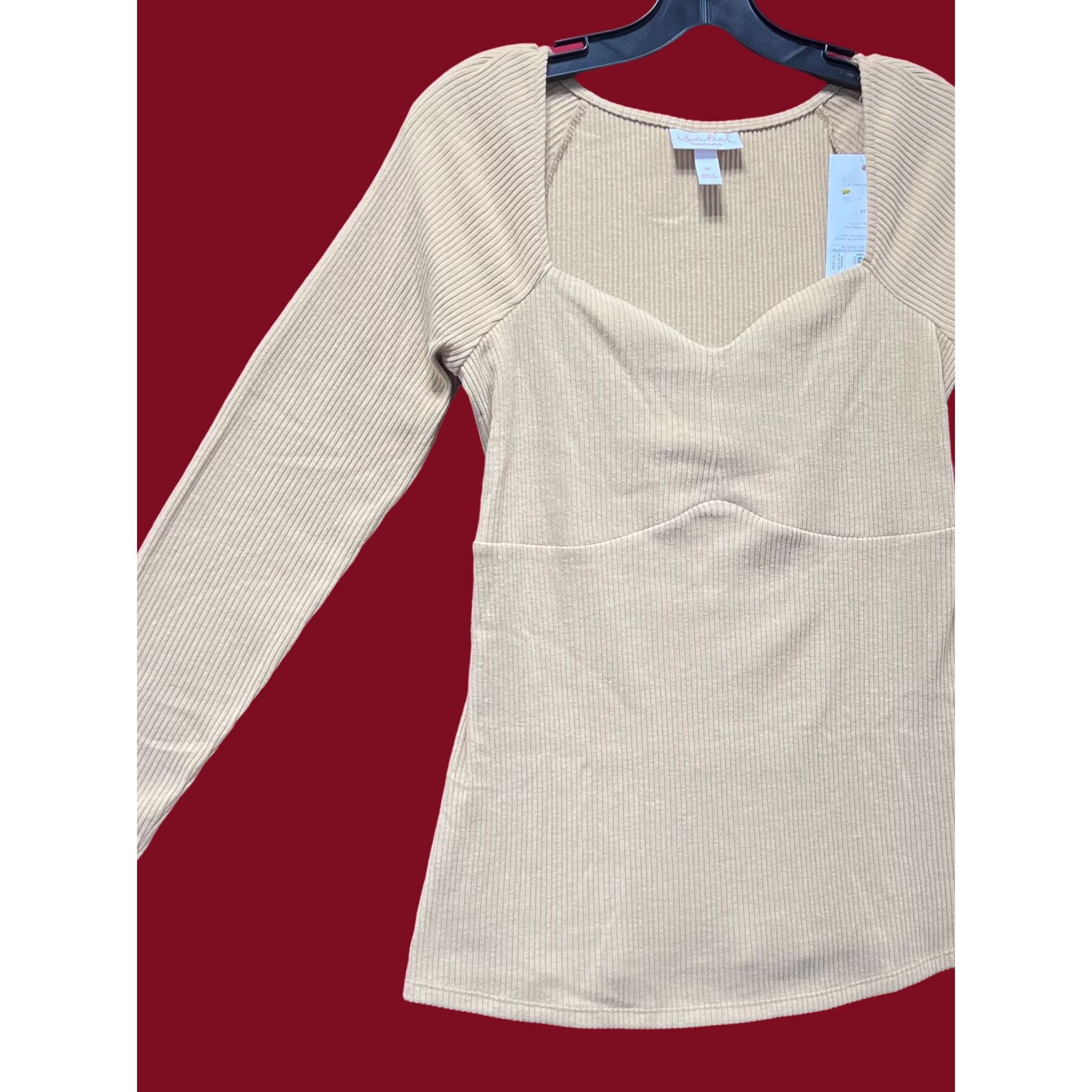 Other Isabel Maternity - Corsetry Rib Long Sleeve Maternity Top - Size M / US 6-8 / IT 42-44 - 13 Thumbnail