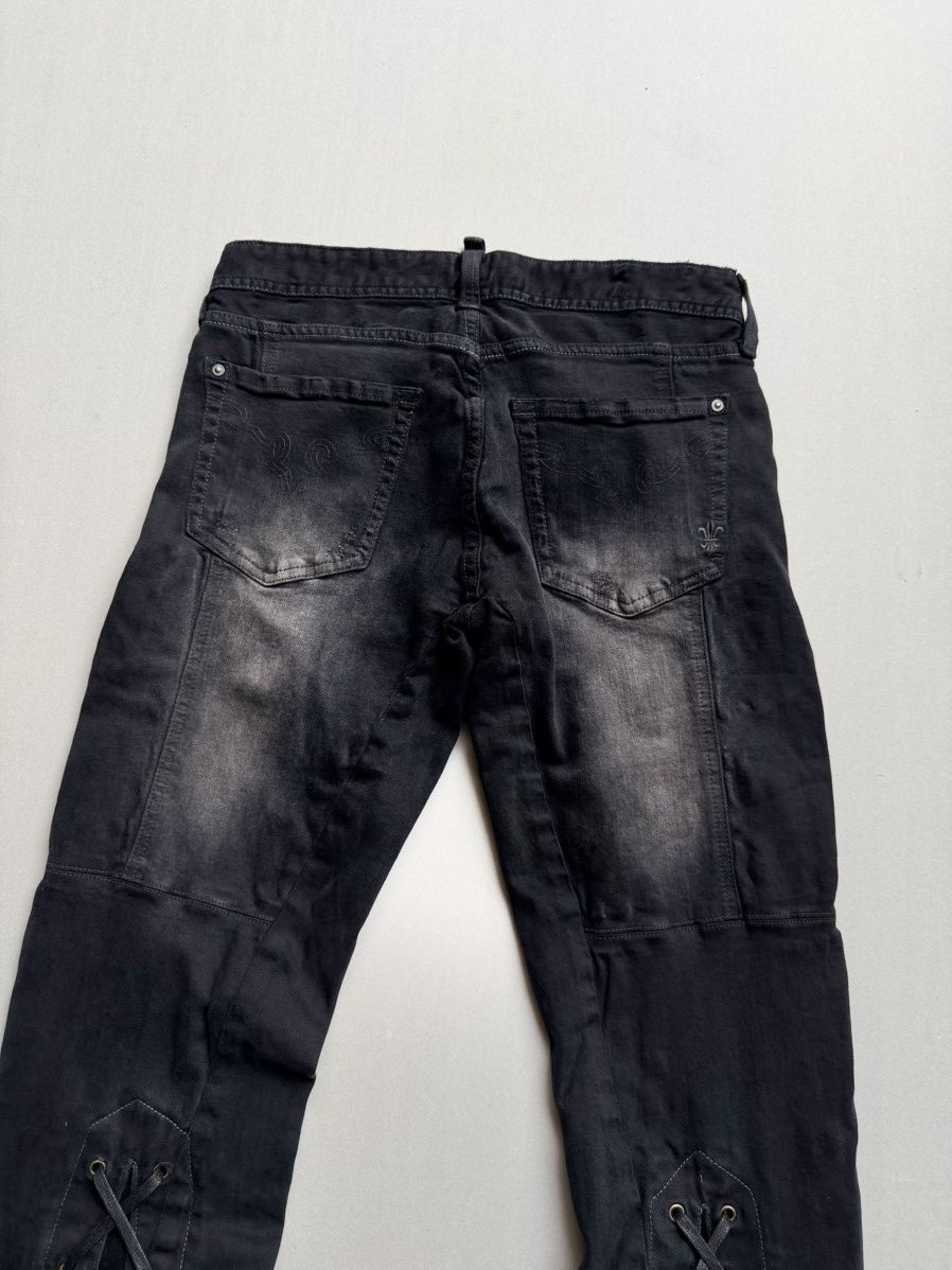 Japanese Brand Cook lace up flare jeans Size US 26 / EU 42 - 5 Thumbnail