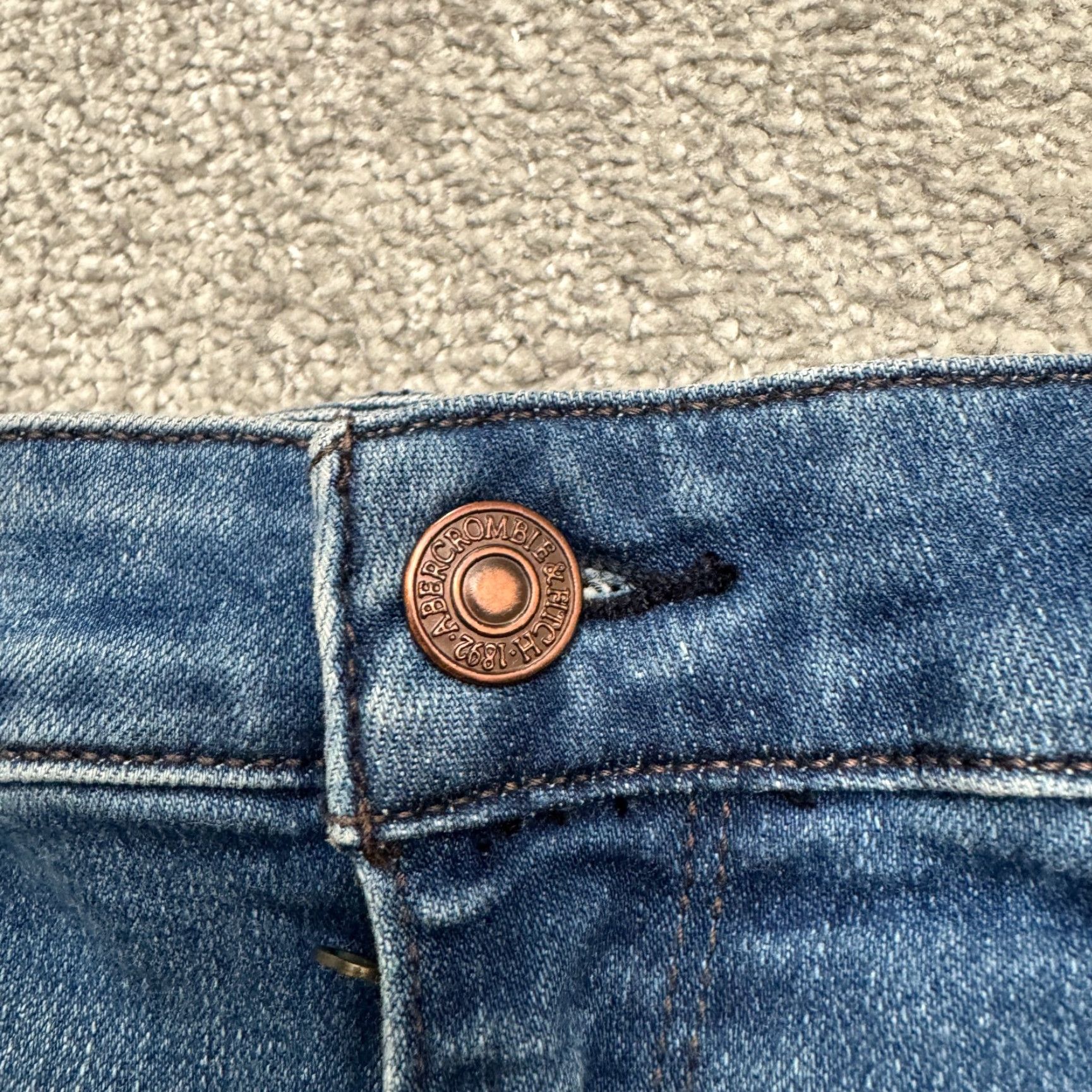 Abercrombie & Fitch Abercrombie & Fitch Womens Jeans Ankle Mid Rise Blue 23 Inseam 27 Size Denim Streetwear Size 27" / US 4 / IT 40 - 3 Thumbnail