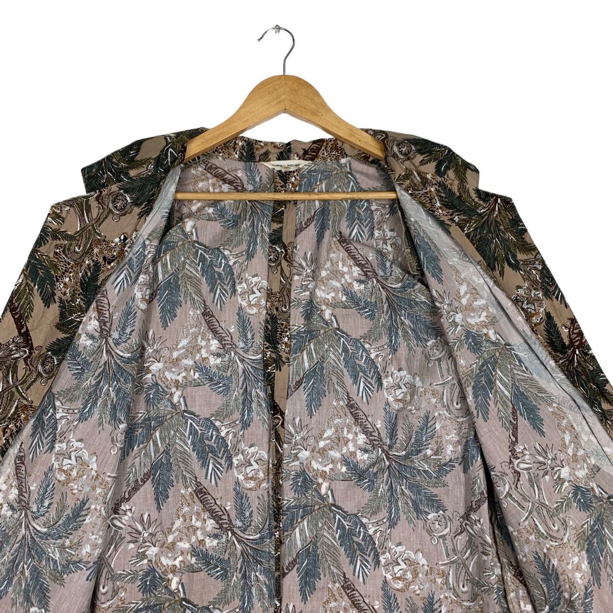 Vintage RUBAN ROUGE Motif Tree Design Casual Jacket #1016-C46 Size L / US 10 / IT 46 - 12 Thumbnail