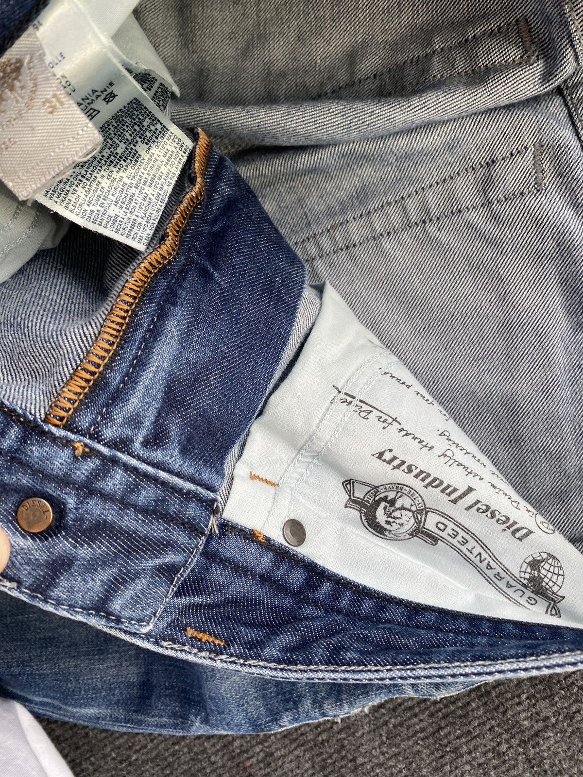 Diesel 🔥Opium Punk Diesel blue jeans thavar 31 mens Size US 31 - 8 Thumbnail