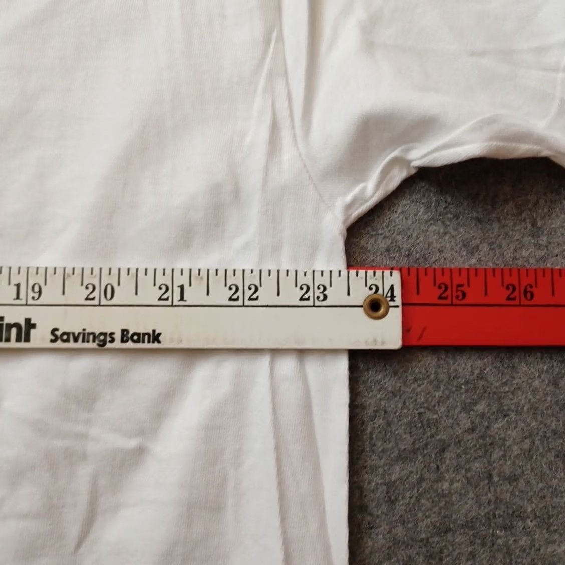 Hanes VINTAGE Hanes Beefy-T Shirt XL White Triangle Graphic USA Mens 1990s San Francisco California 90s Graphic Print Shirt Size US XL / EU 56 / 4 - 5 Thumbnail