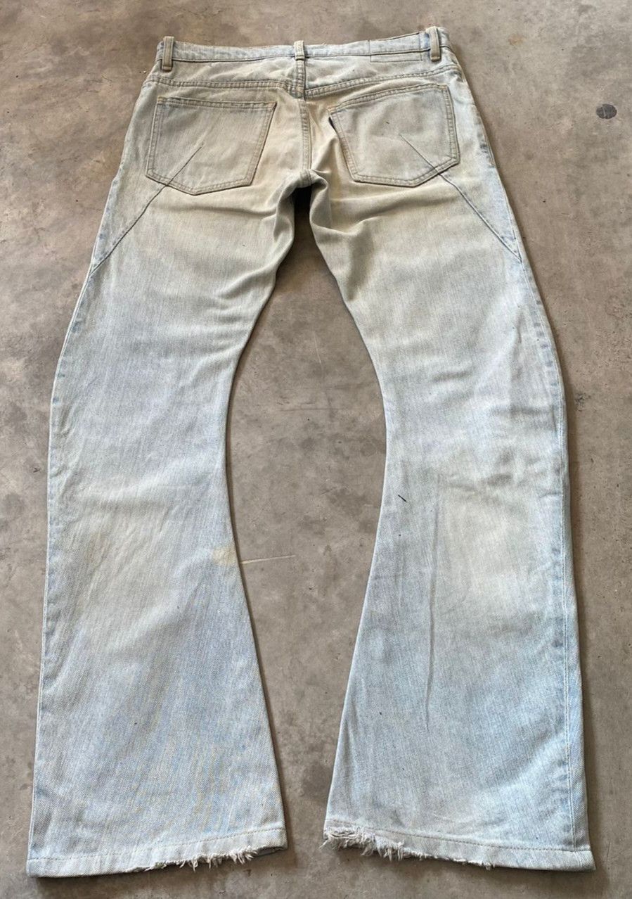 Attachment Vintage Attachment Japanese Brand Distressed Flare Denim Size US 30 / EU 46 - 4 Thumbnail