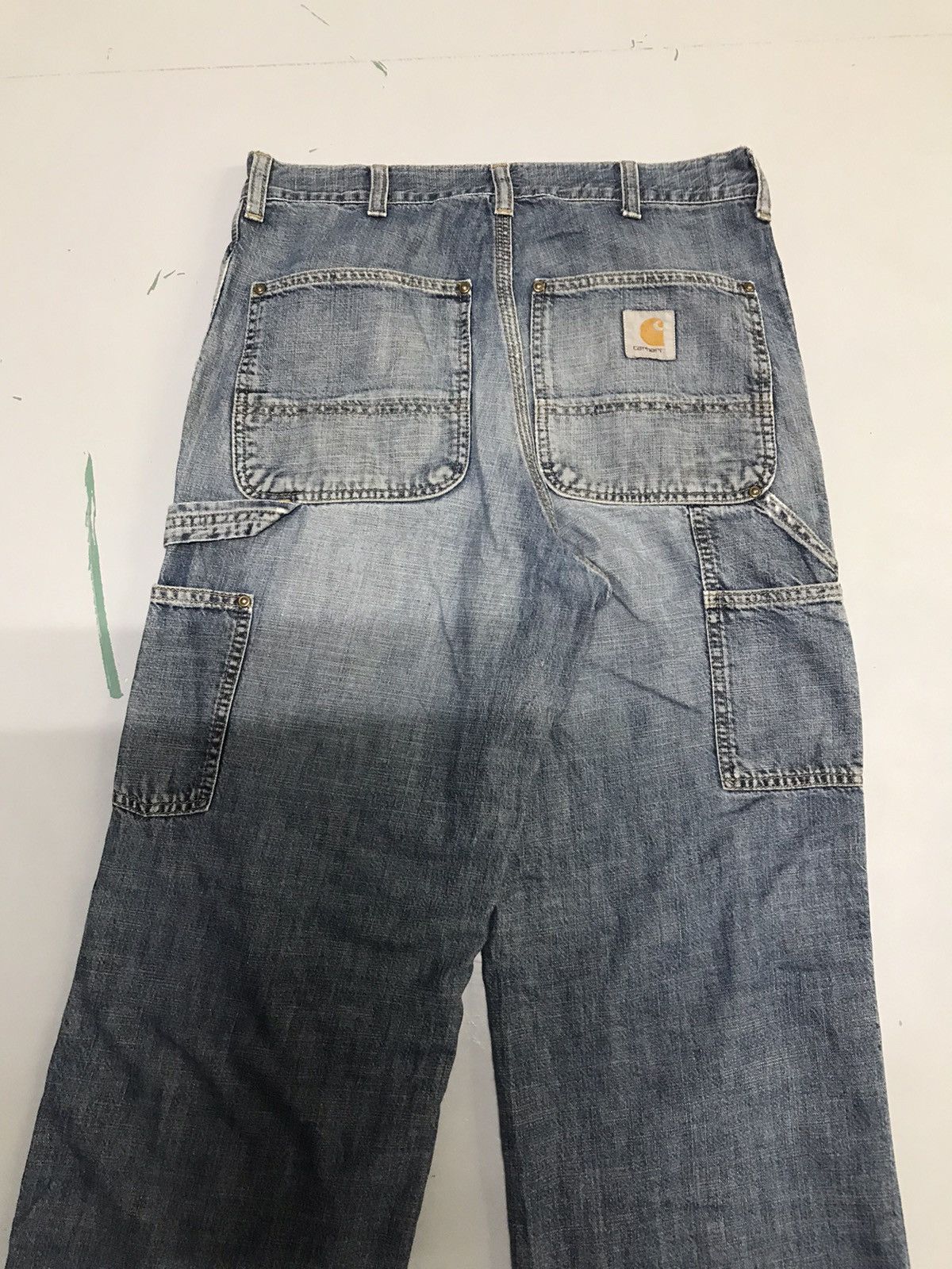 Carhartt Vintage carhartt damaged double knee denim Size US 32 / EU 48 - 8 Thumbnail