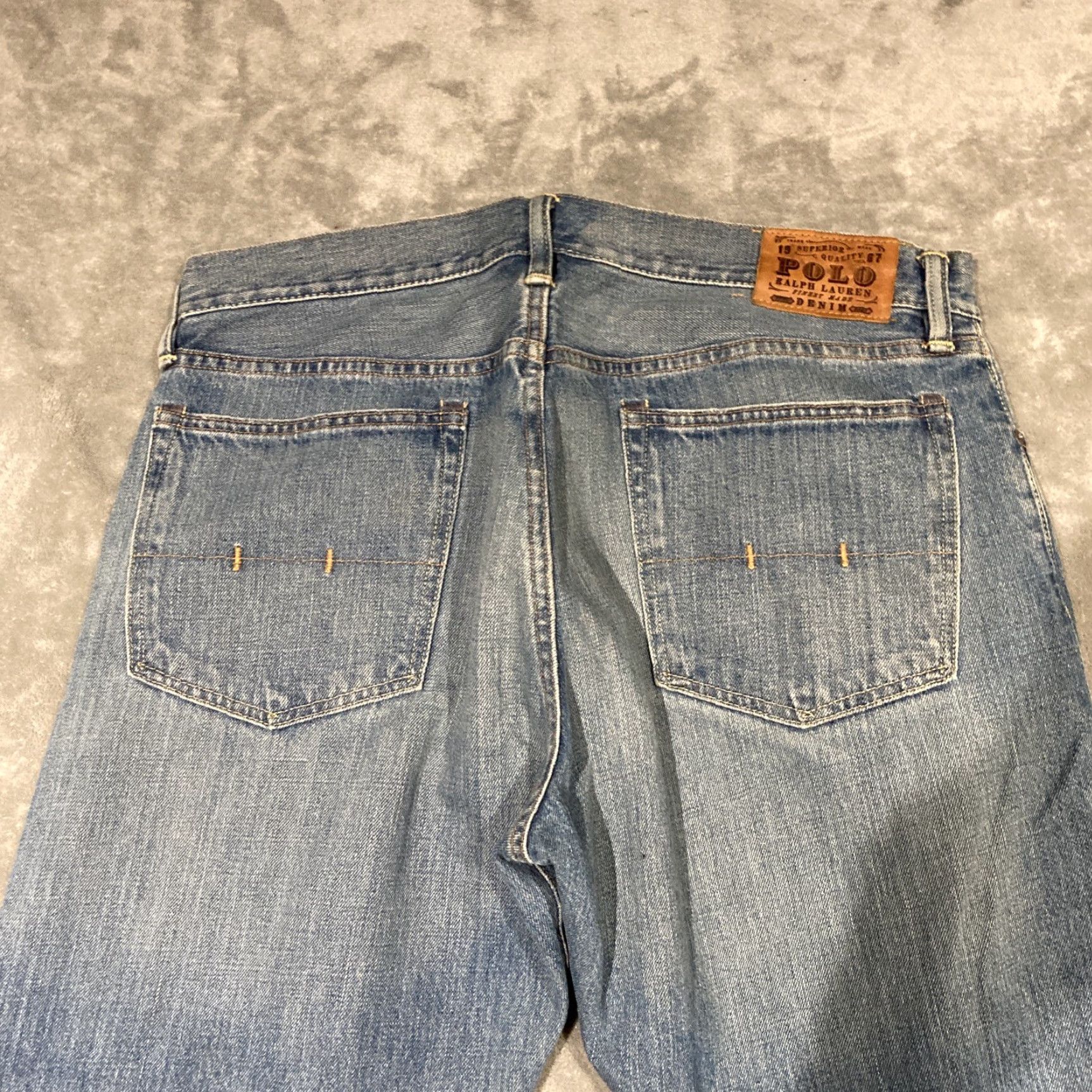 Polo Ralph Lauren Polo Ralph Lauren Jeans Mens 36 x 33 Blue Straight Leg Classic Fit 867 Denim 90s Preppy Cowboy Vintage Regular Mens Size US M / EU 48-50 / 2 - 5 Thumbnail