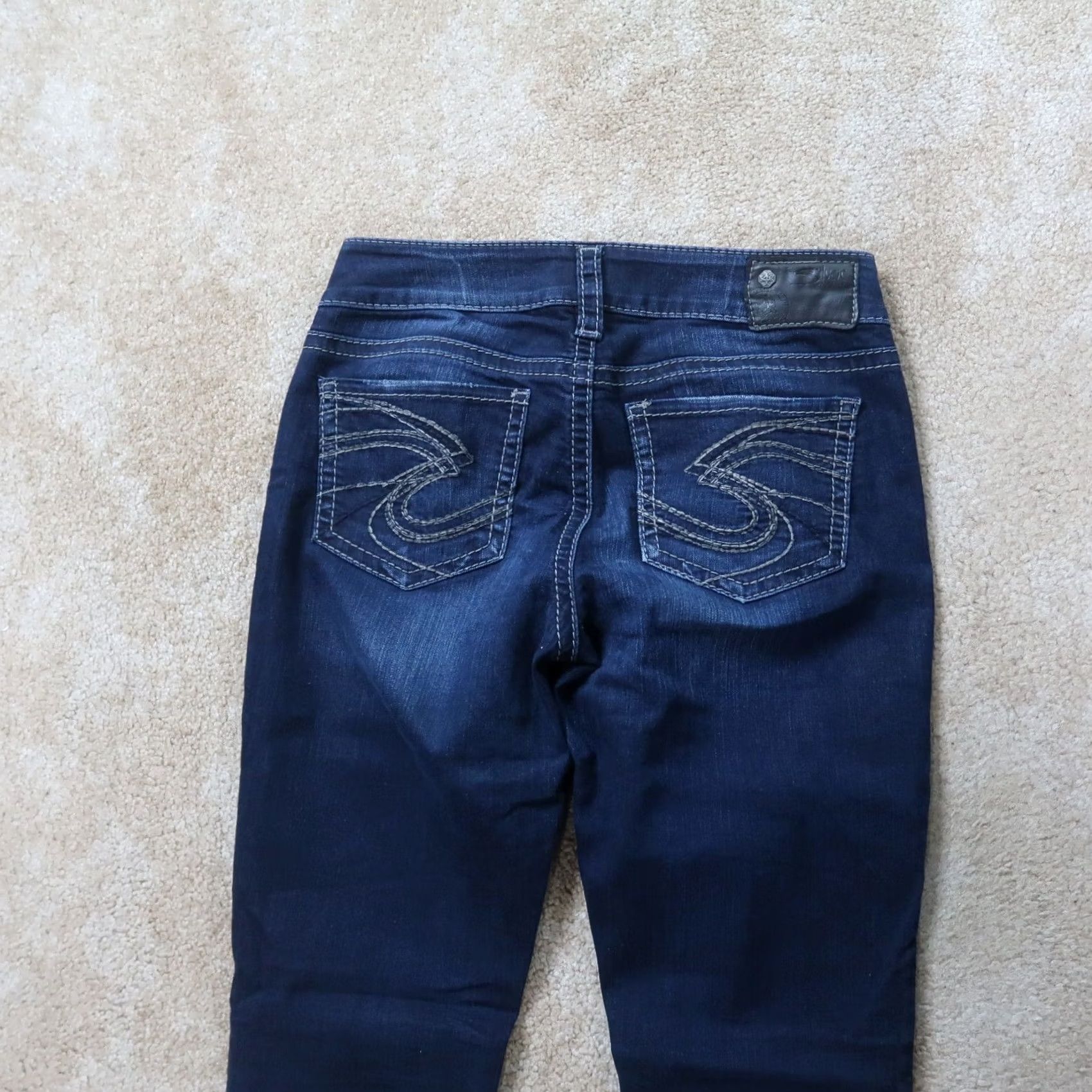 Silver Jeans Co. Silver Jeans Suki Skinny Jeans Women's 27x31 Blue Stretch Denim Pants Size 27" / US 4 / IT 40 - 6 Thumbnail