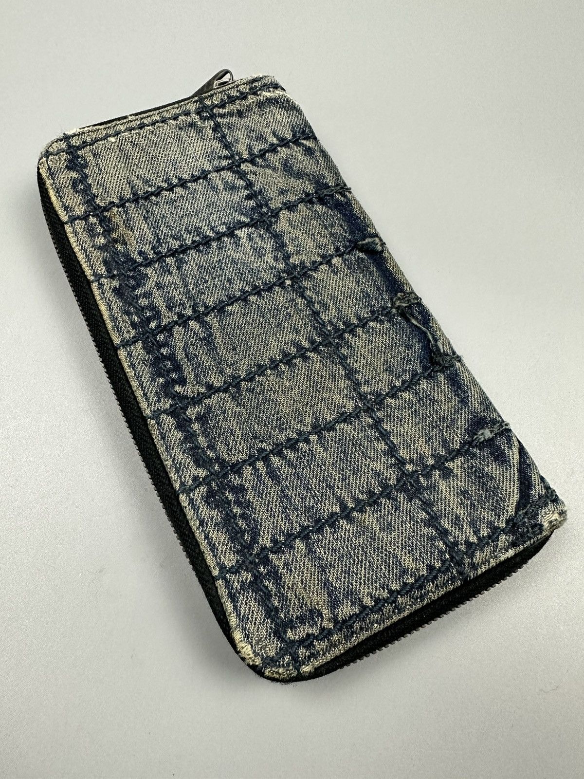 Diesel × Vintage Vintage Diesel Boro Denim Wallet Size ONE SIZE - 4 Thumbnail