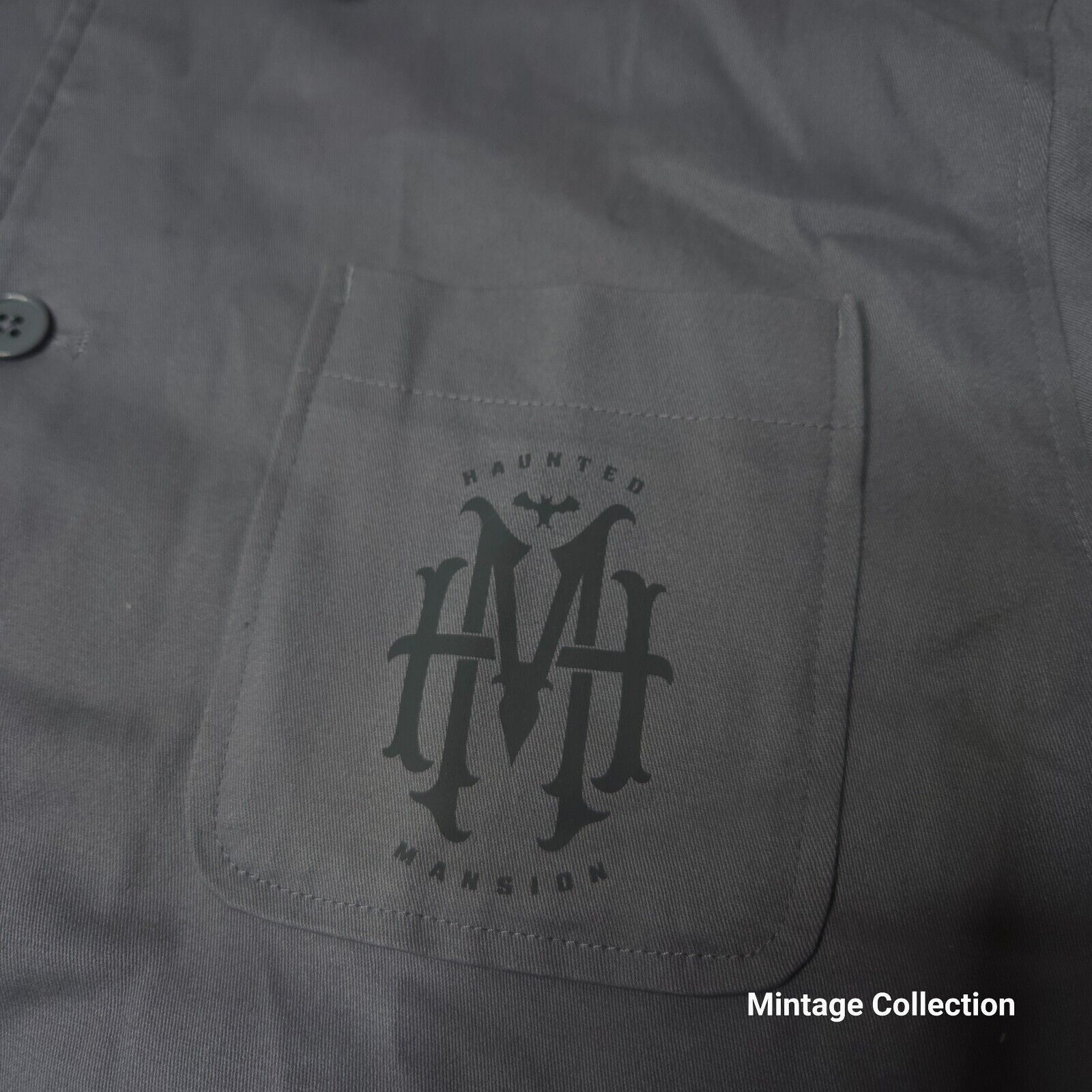 Disney Disney Haunted Mansion Madame Leota Gray Shirt Jacket Coat L Size US L / EU 52-54 / 3 - 3 Thumbnail