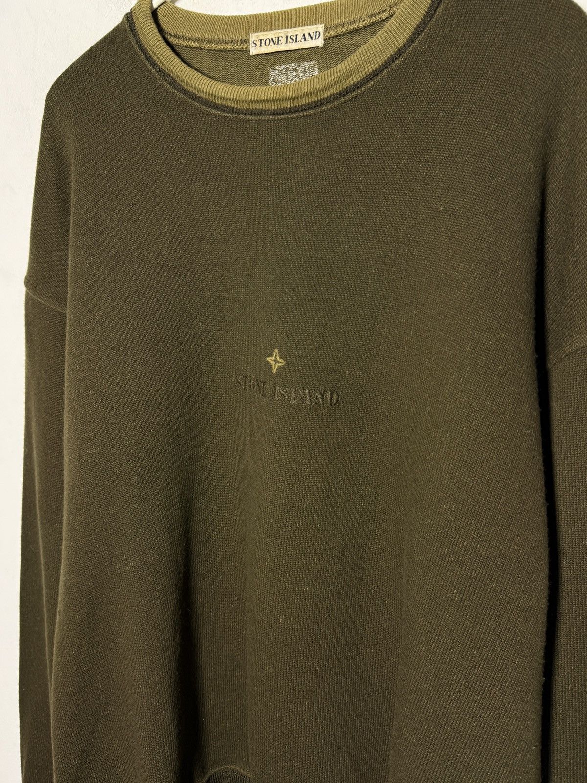 Stone Island stone island 90s wool/nylon crewneck sweater Size US XL / EU 56 / 4 - 6 Thumbnail