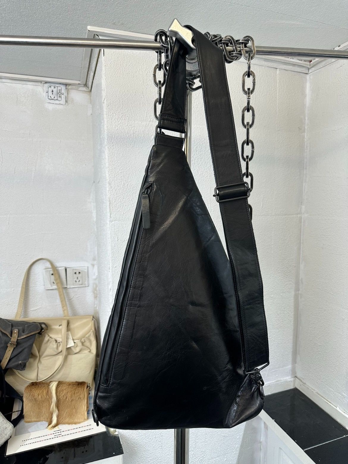 Yohji Yamamoto Yohji Yamamoto Yohji Yamamoto pour homme triangles backpac Size ONE SIZE - 5 Thumbnail