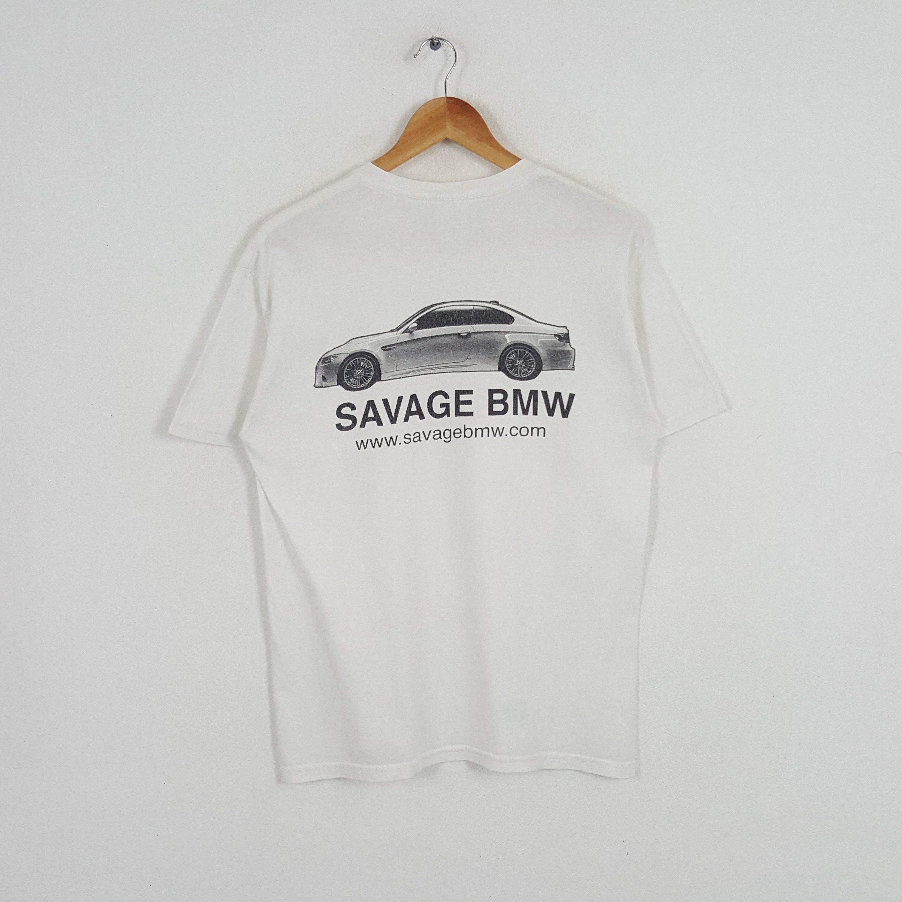 BMW × Vintage Vintage Savage BMW Germany Automotive Company Tshirt Size US M / EU 48-50 / 2 - 1 Thumbnail