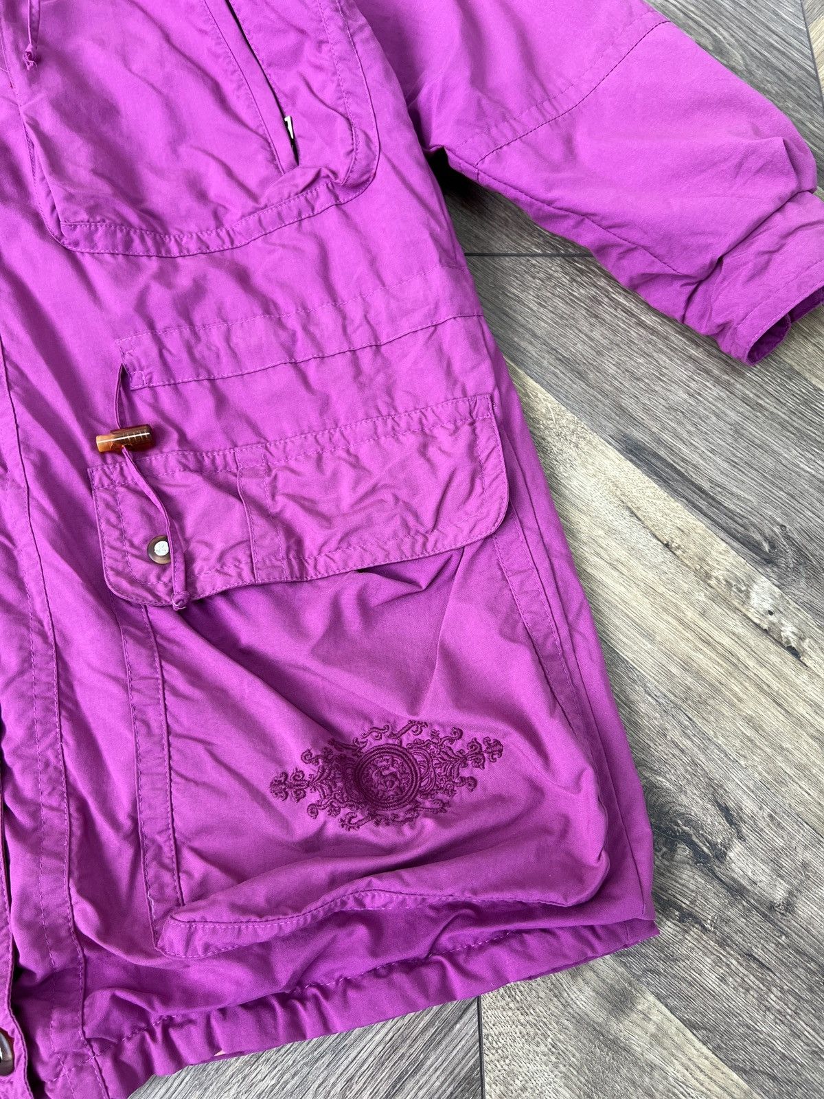 Bogner Vintage Bogner Women’s Magenta Hooded Parka Outdoor Jacket Size L / US 10 / IT 46 - 6 Thumbnail