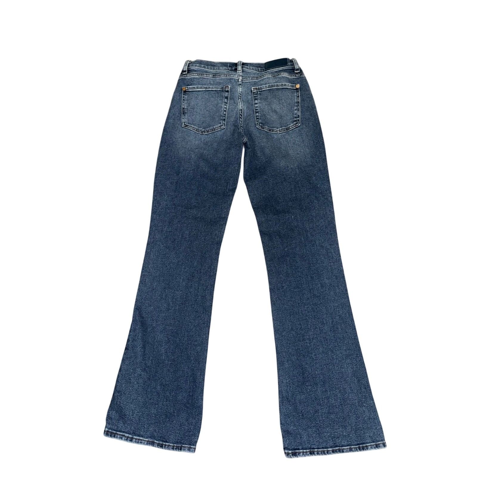 7 For All Mankind 7 For All Mankind LUXE Vintage Front SPLIT DENIM JEANS 27 Size 27" / US 4 / IT 40 - 4 Thumbnail