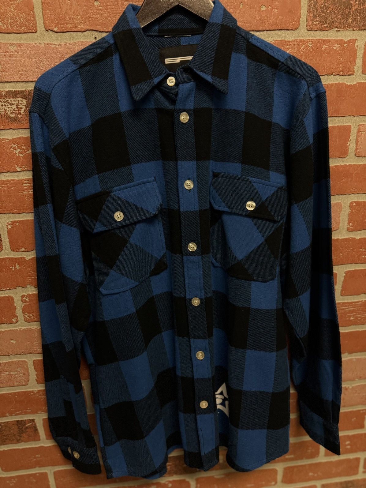 Sp5der Sp5der Blue Button Up Shirt Yung Thug Size Medium New Size US M / EU 48-50 / 2 - 4 Thumbnail