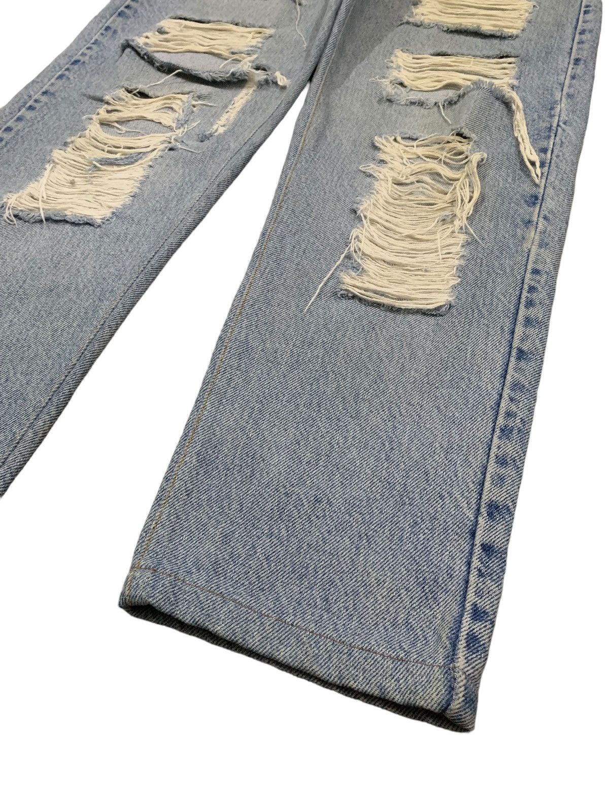 Levi's Vintage 80s Levis 550 Orange Tab Rusty Wash Distressed Jeans Size US 31 - 10 Thumbnail