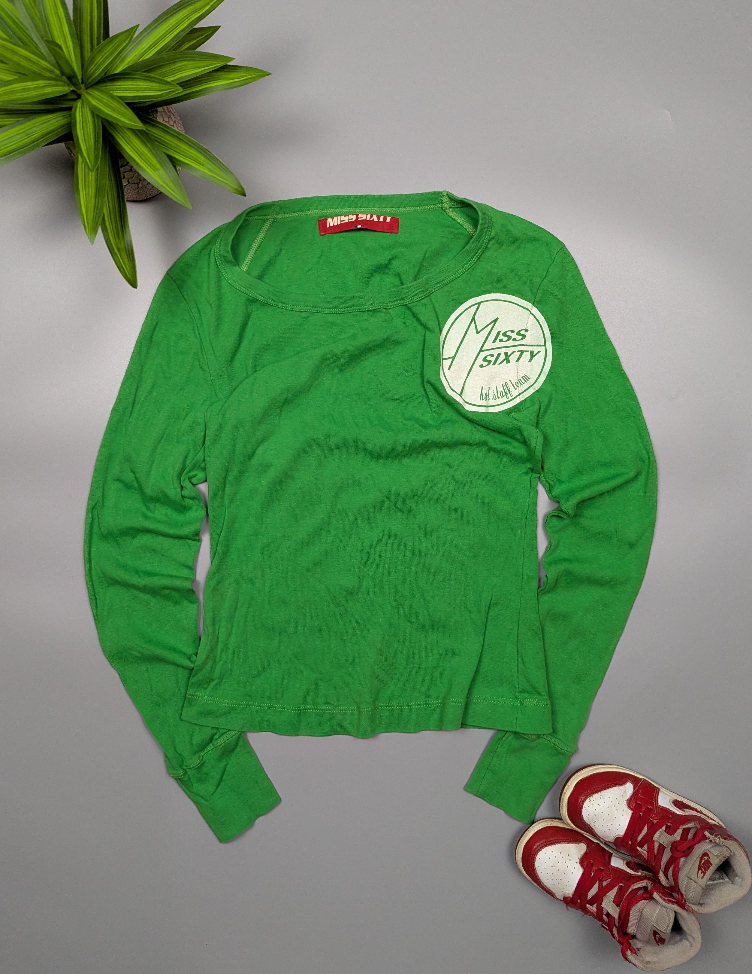 Miss Sixty Miss Sixty VTG 90s Women’s Long Sleeve T-Shirt XS/S Size XS / US 0-2 / IT 36-38 - 1 Thumbnail