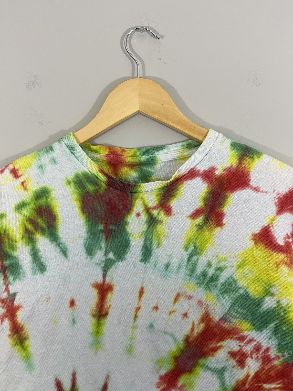 Vintage Blank Tye Dye Distressed Basic Y2K 2000s Tee Size US M / EU 48-50 / 2 - 1 Thumbnail