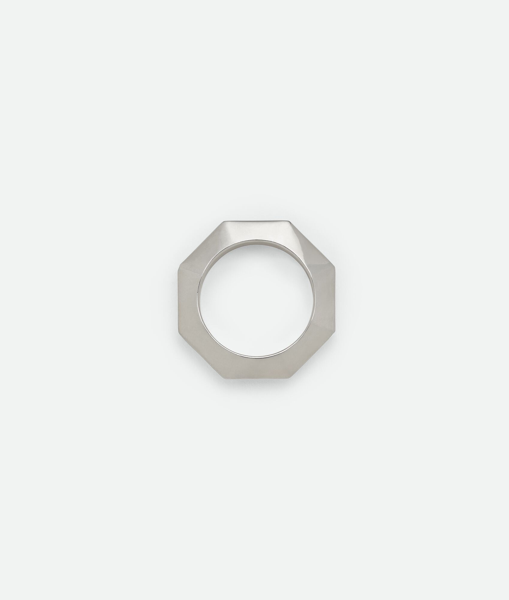 Bottega Veneta o1w1db10525 Size: 09 / Facet Ring in Silver Size ONE SIZE - 4 Thumbnail