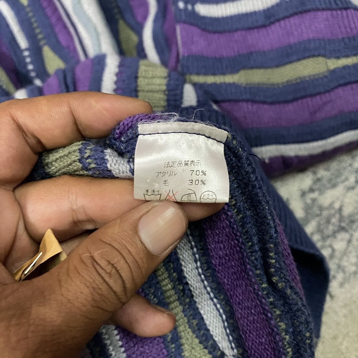 Aran Isles Knitwear × Japanese Brand × Vintage Vintage Torgy Coogi Inspire Cross Cable Jumper Size US M / EU 48-50 / 2 - 7 Thumbnail