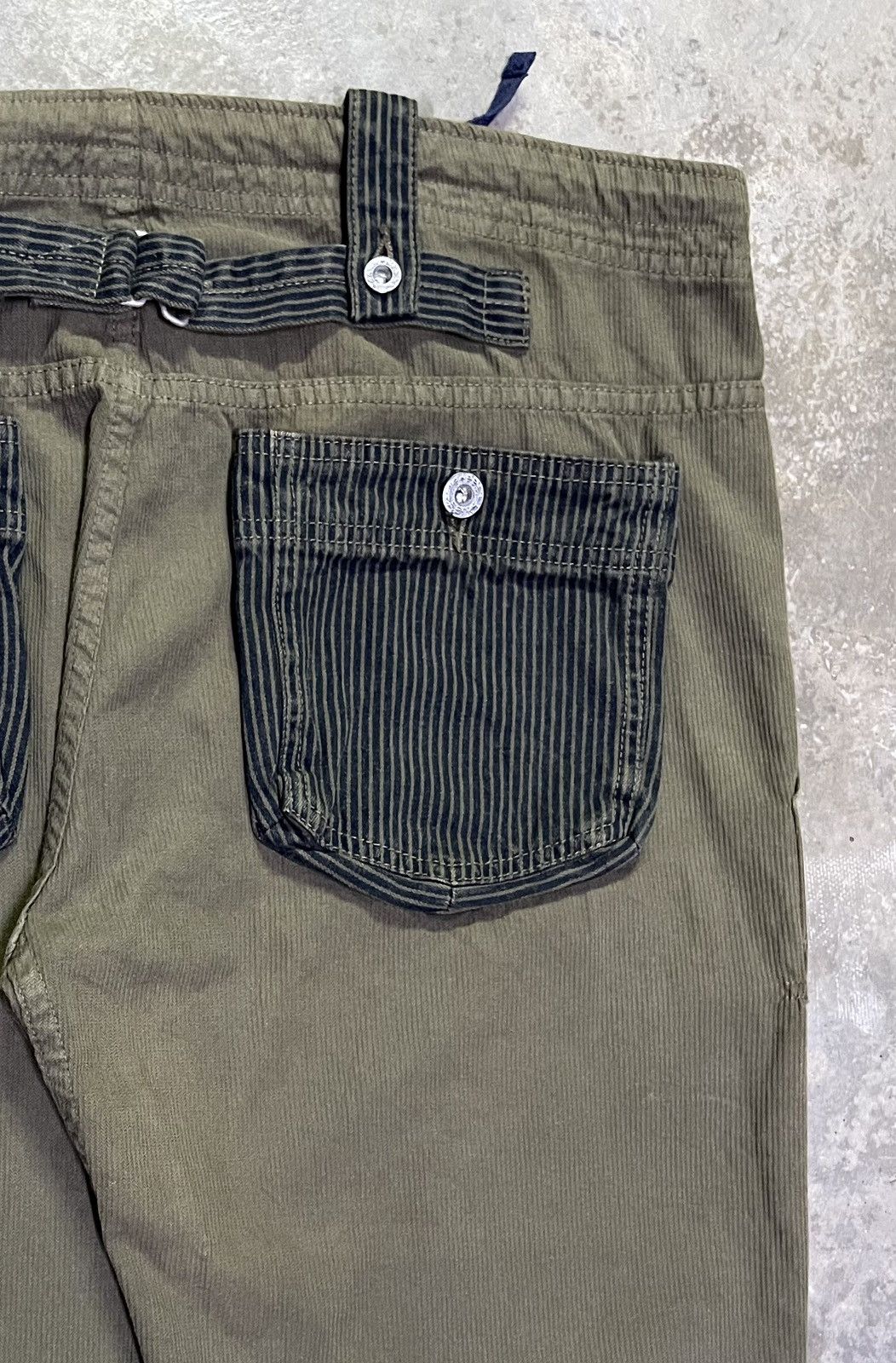 Japanese Brand Flare Japan Corduroy Aine Blocks Size US 35 - 14 Thumbnail