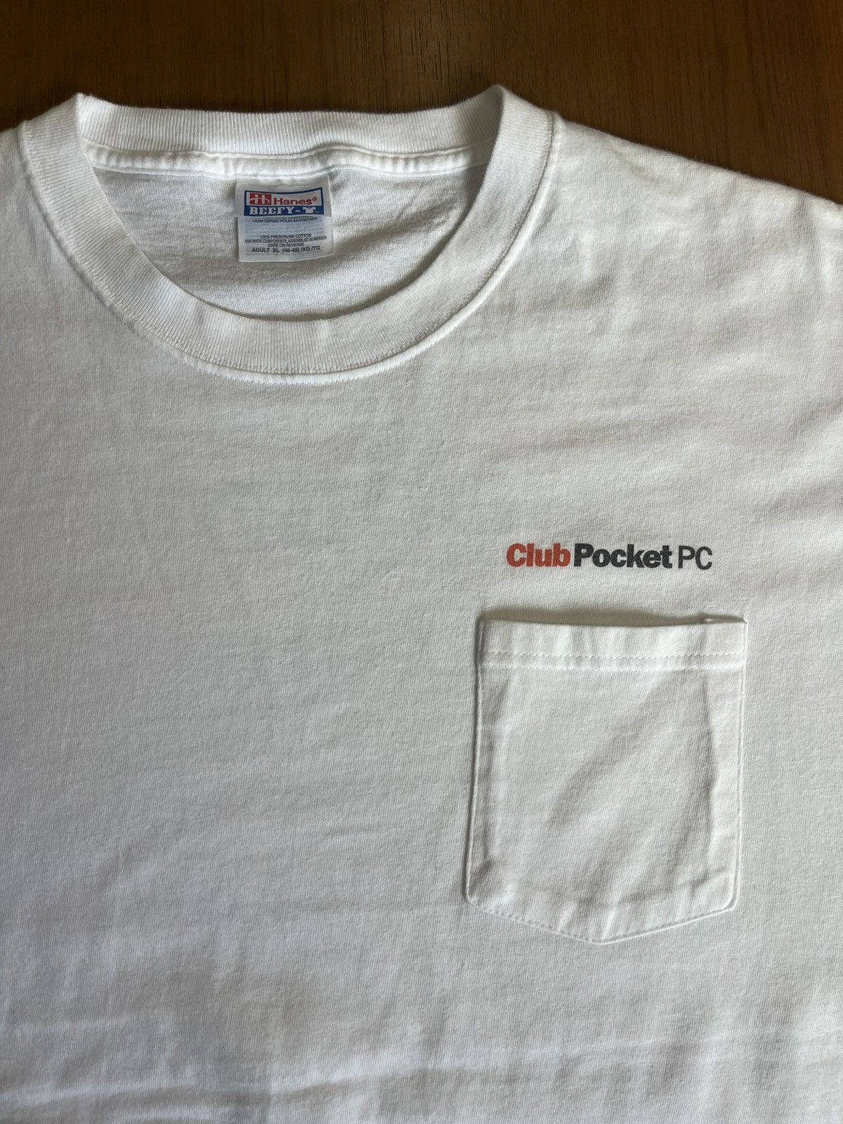 Microsoft Vintage Club Pocket PC The freedom to do more 90’s Tshirt Size US XL / EU 56 / 4 - 6 Thumbnail