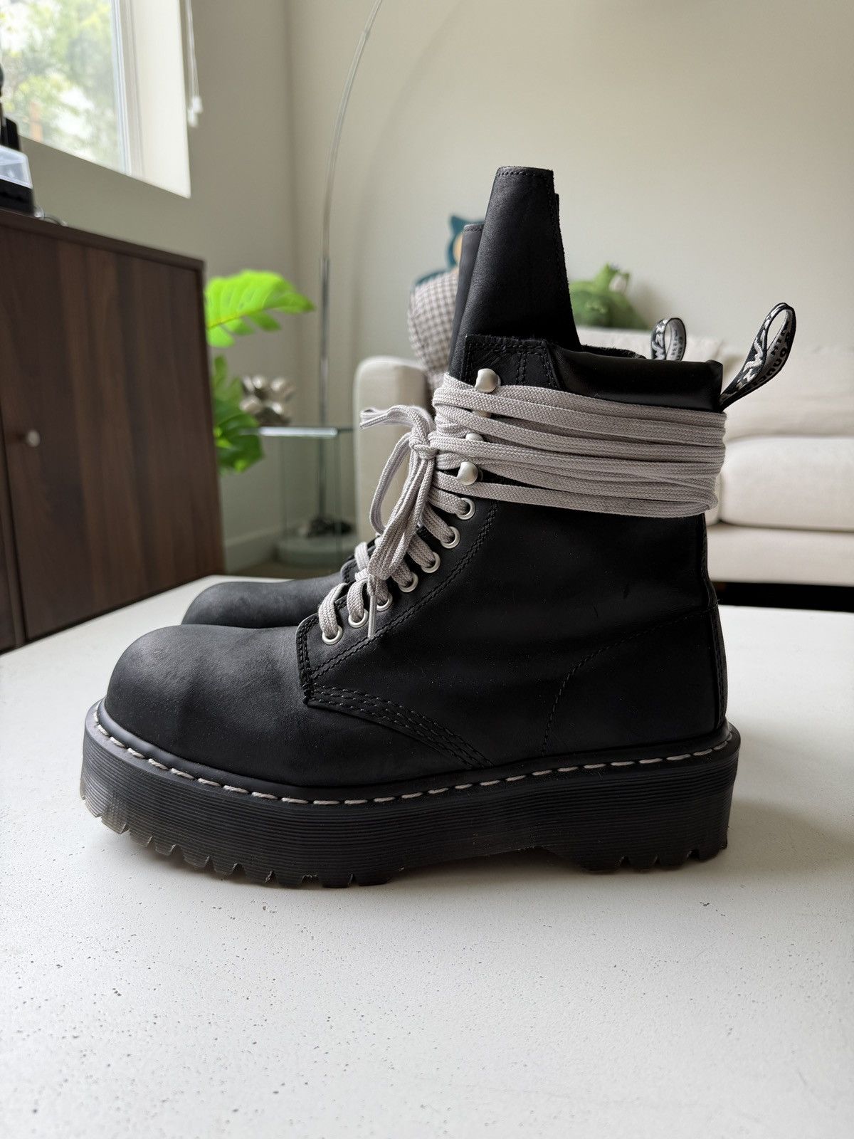 Dr. Martens x Rick Owens FW25 Quad Sole Steel Toe Boot