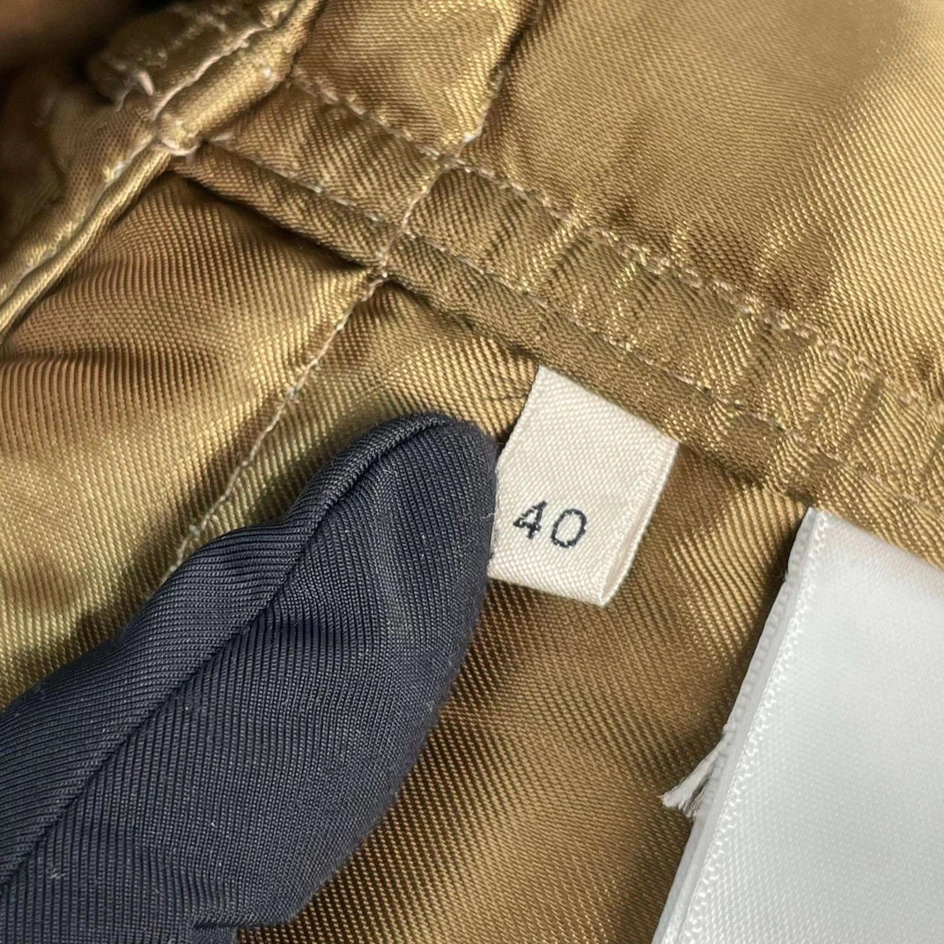 Celine Celine FW Khaki Suede Colorblock Olive Green Puffer Jacket Size US XXS / EU 40 - 5 Thumbnail