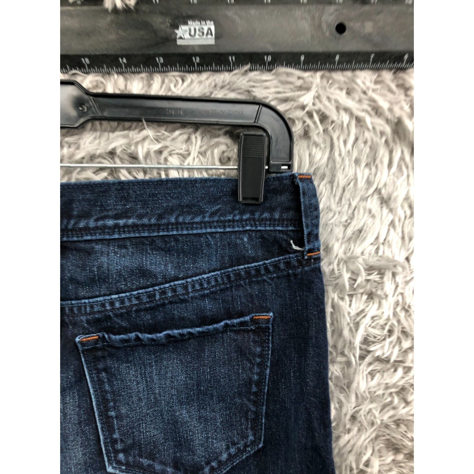 Old Navy Old Navy Skirt Pencil Womens Size 2 Blue Denim Midi Regular Blue Cotton-Polyester-Spandex Logo Vintage No Accessories N/A Waitsmith Size 26" / US 2 / IT 38 - 7 Thumbnail