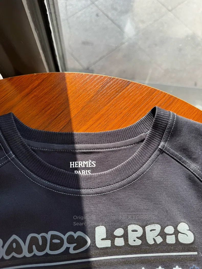 Hermes Hermes 25 Autumn/Winter Printed Solid Color Jersey Fabric Size XS / US 0-2 / IT 36-38 - 6 Thumbnail