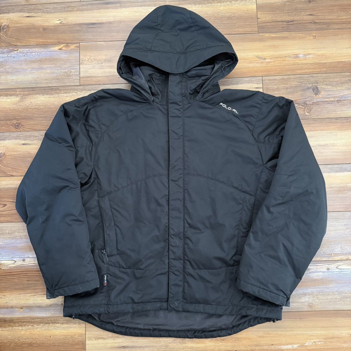 Polo Ralph Lauren Vintage Black Polo Ralph Lauren Lined Puffer Winter Jacket Size US XXL / EU 58 / 5 - 1 Thumbnail