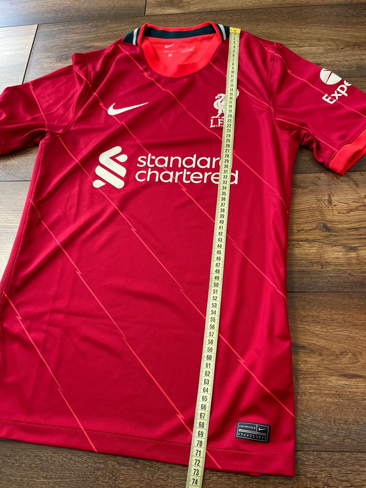 Nike 2021-2022 Liverpool Home Shirt Football Jersey Red Kit Sz S Size US S / EU 44-46 / 1 - 9 Thumbnail