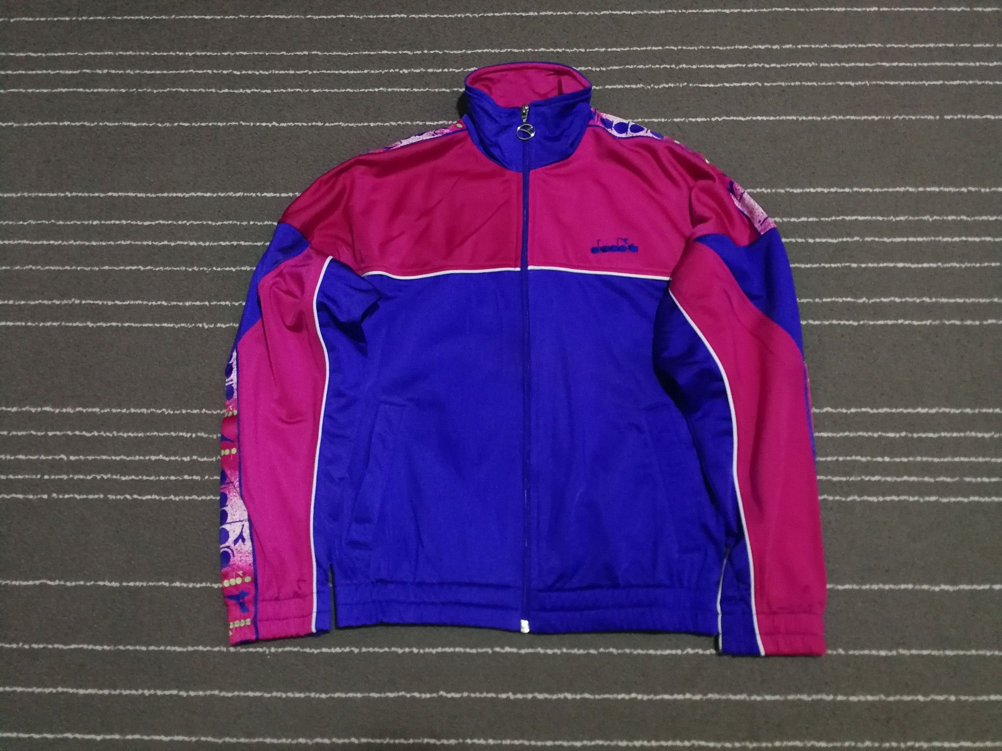 Vintage diadora track top XS 1985