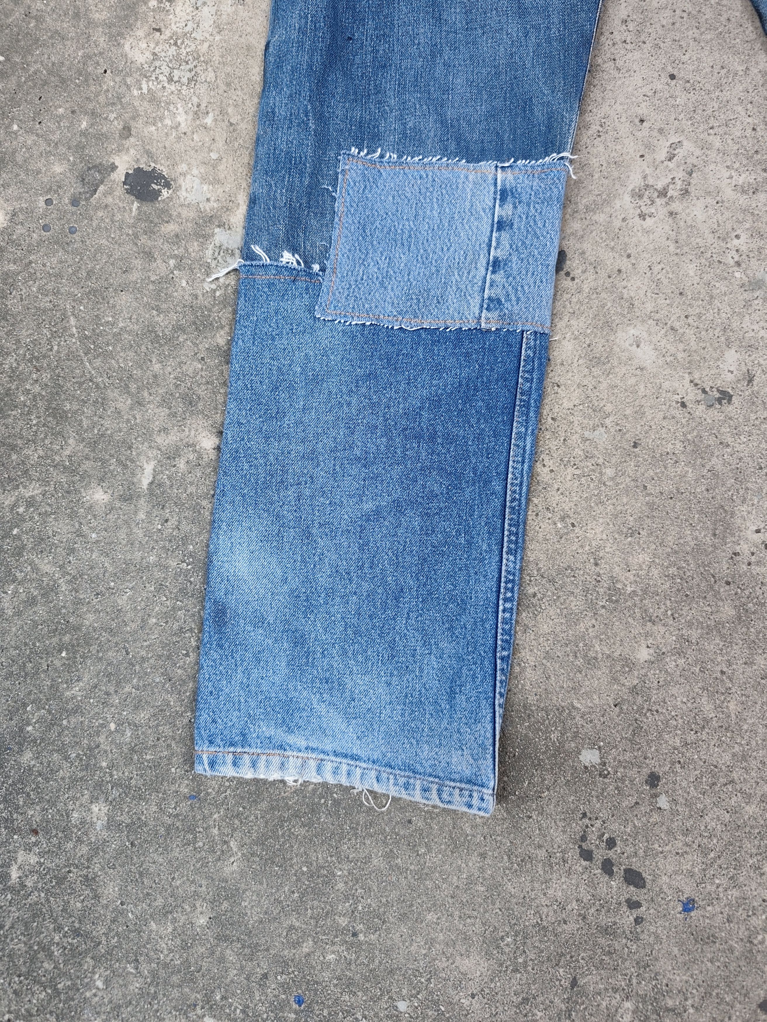 Comme des Garcons Homme Plus Comme des Garcons Homme AD1997 Patchwork Levi's Denim Pants Size US 30 / EU 46 - 11 Thumbnail