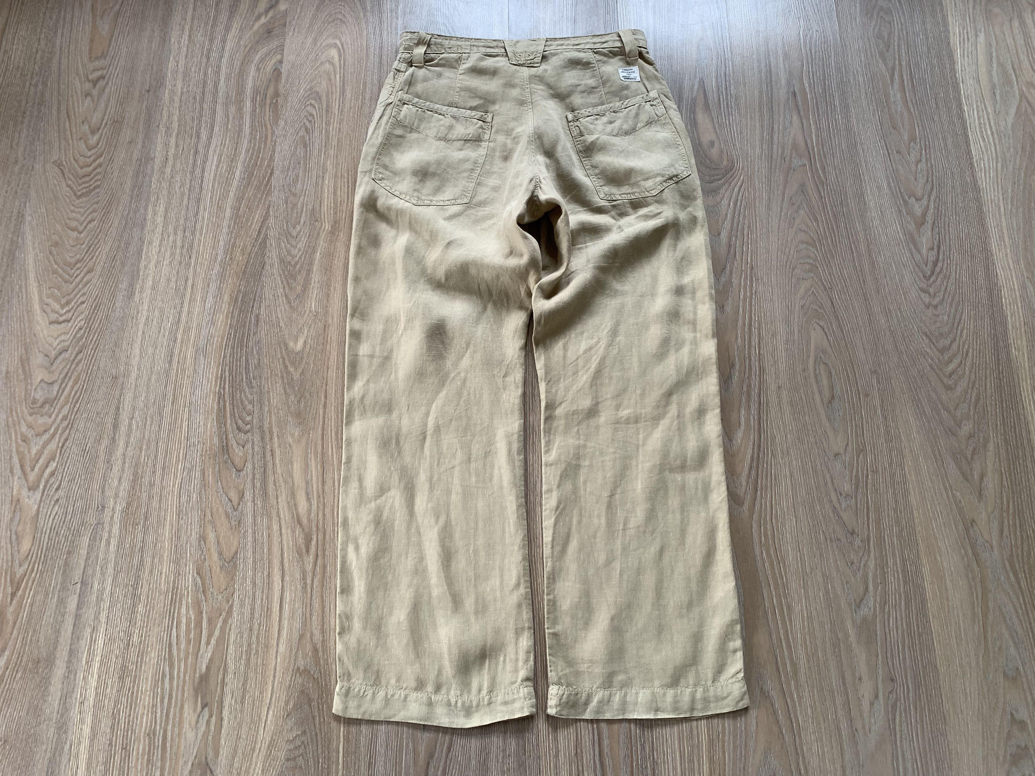 Dockers Mens Docker Beige Linen Pants Trousers Size US 32 / EU 48 - 3 Thumbnail