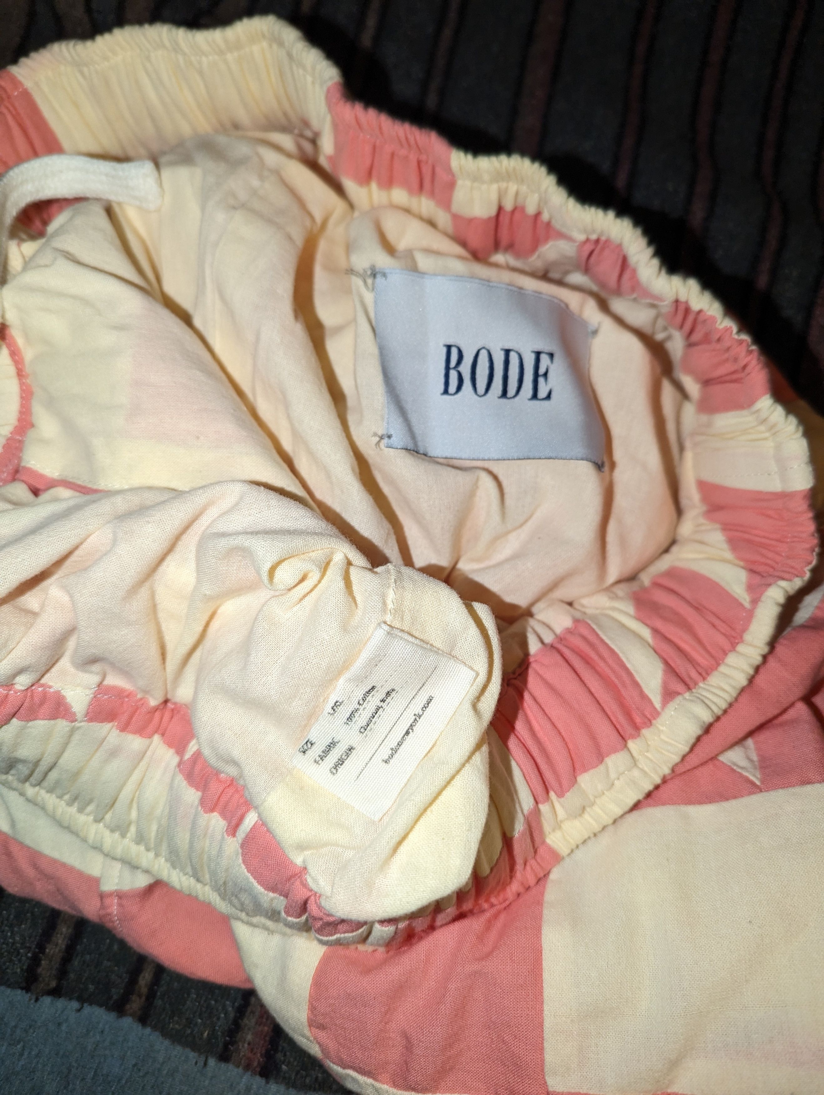 Bode BODE BEAR PAW QUILT SHORTS Size US 36 / EU 52 - 7 Thumbnail