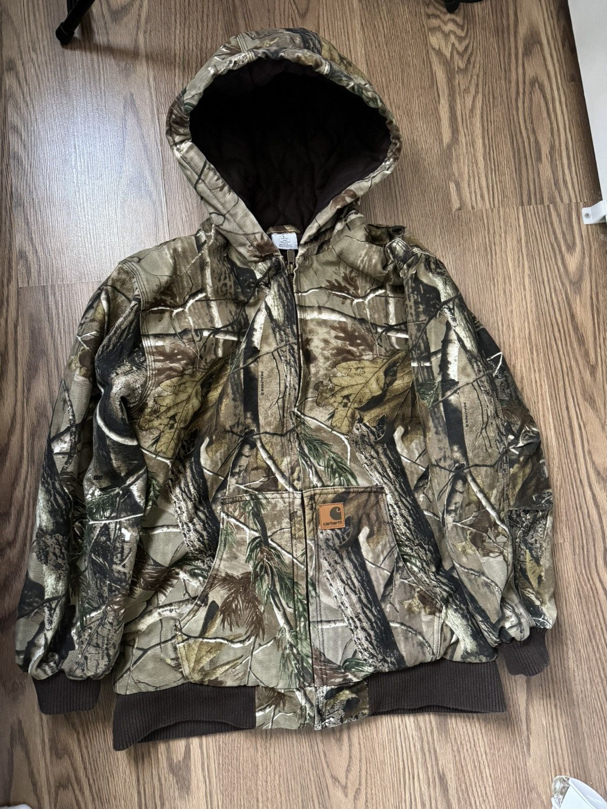 image of Carhartt Real Tree Jacket Size M in Green, Men's