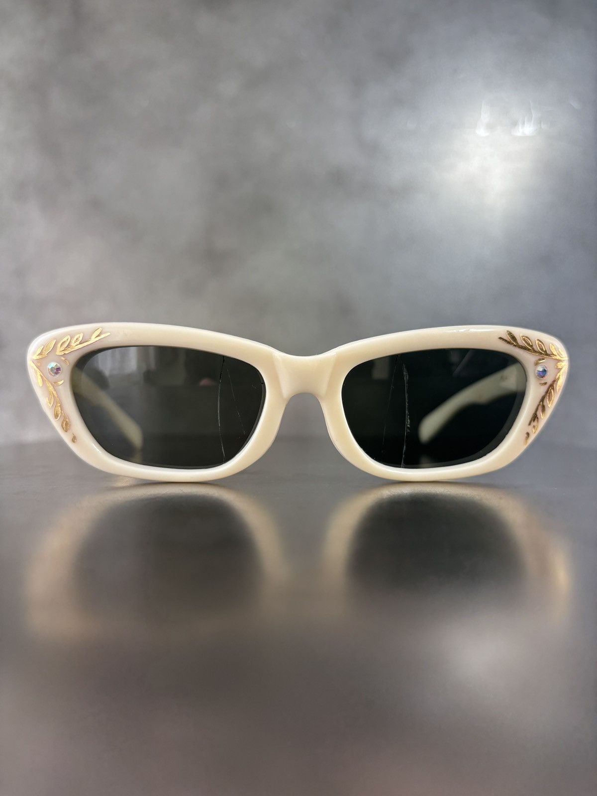 American Optical × Other × Vintage 1960s Samco Sunglasses True Vintage Rhinestone MCM Glass 50s Size ONE SIZE - 2 Thumbnail