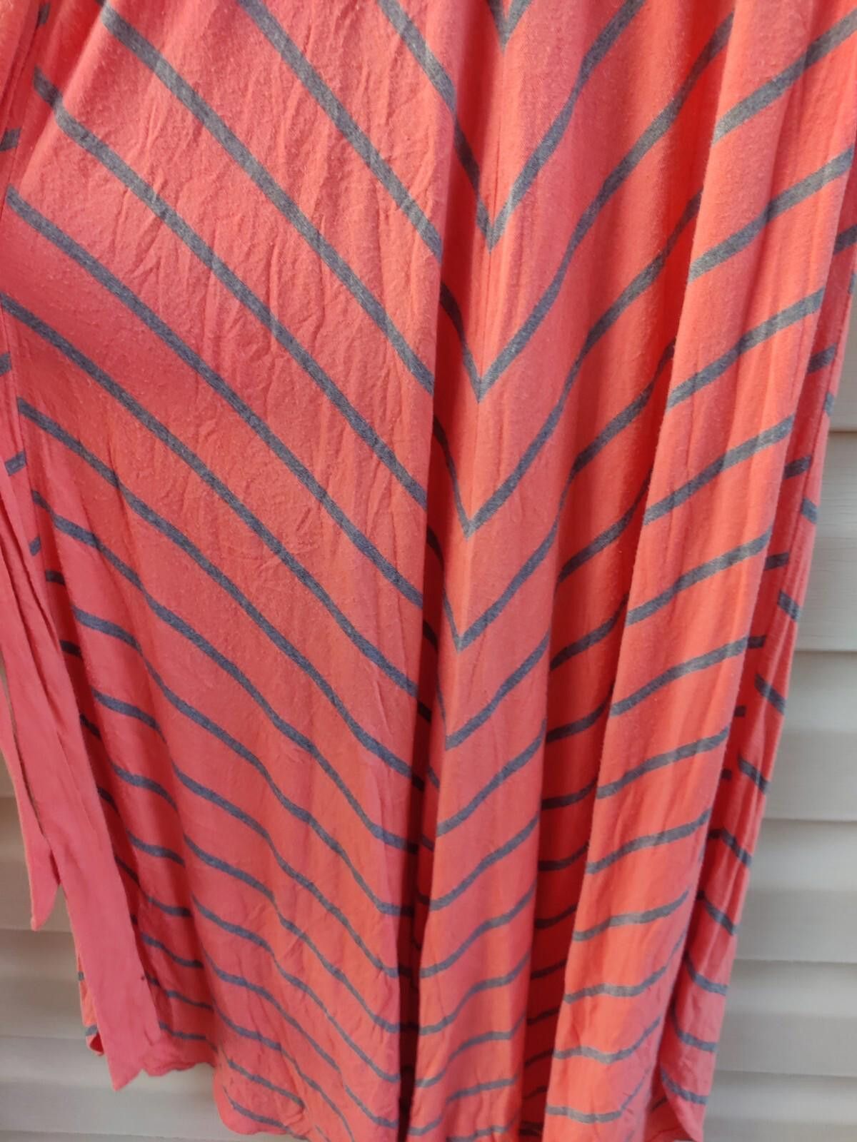Other Liz Lang Maternity Womens Size XS TP Maxi Dress Orange Gray Size XS / US 0-2 / IT 36-38 - 7 Thumbnail