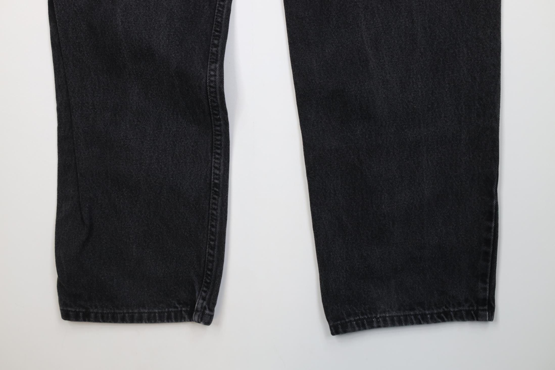 Levi's Vintage Y2K 2004 Levis 550 Fit Denim Jeans Black Cotton Size US 38 / EU 54 - 13 Thumbnail