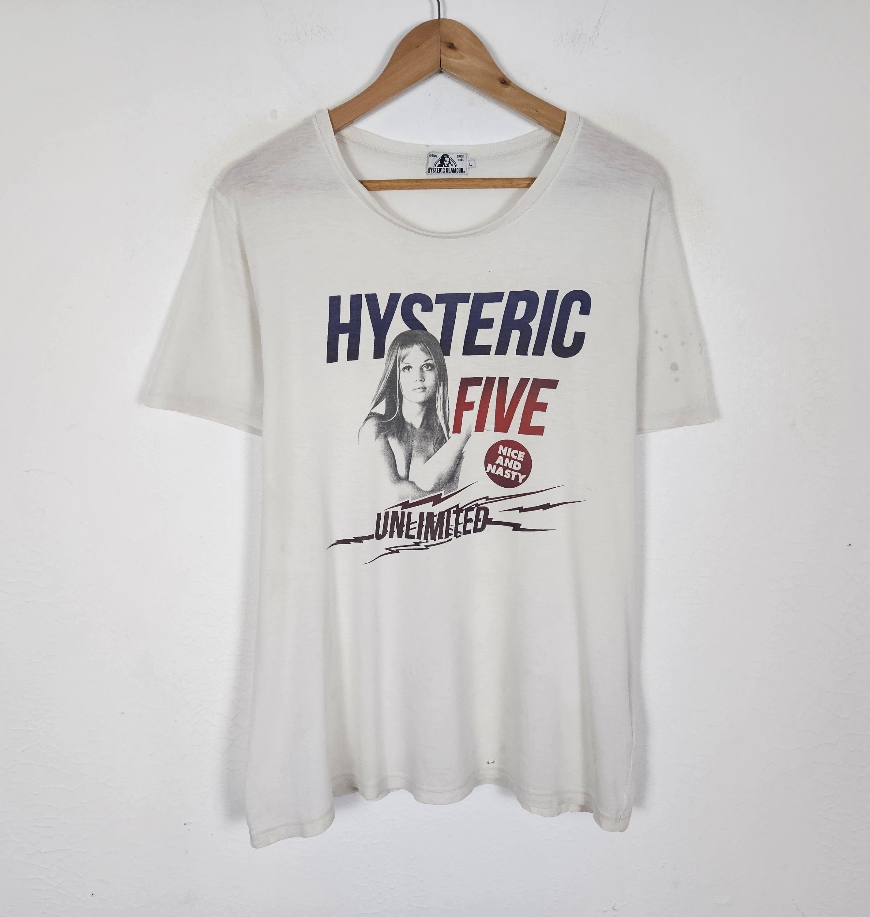 Hysteric Glamour Hysteric Glamour Nice & Nasty tee shirt Size US L / EU 52-54 / 3 - 2 Thumbnail