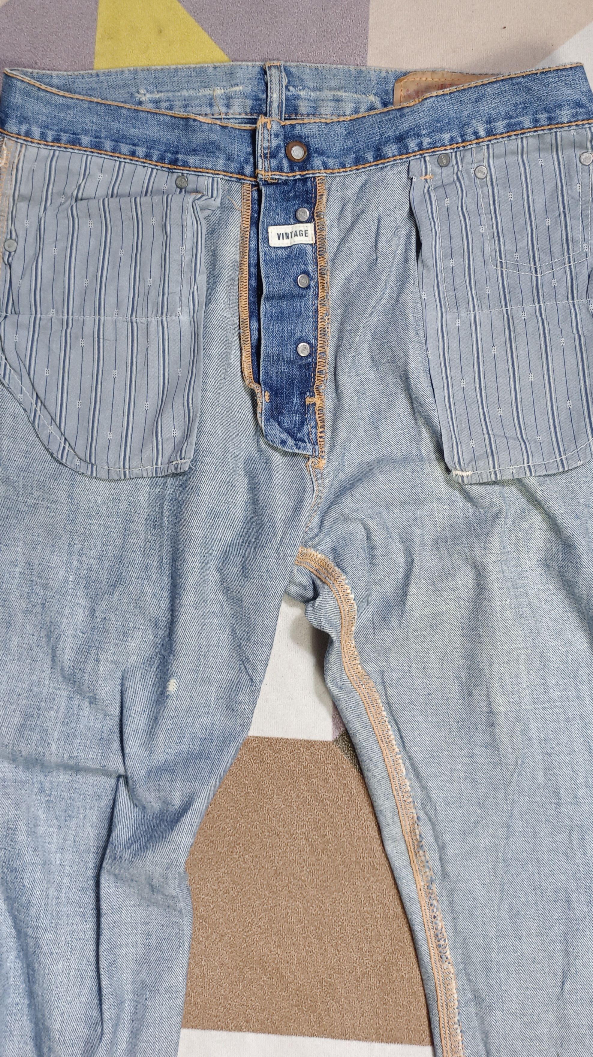 Abercrombie & Fitch × If Six Was Nine × Japanese Brand Extra Heavy Ounce Abercrombie Fitch 5 pocket Size US 34 / EU 50 - 7 Thumbnail