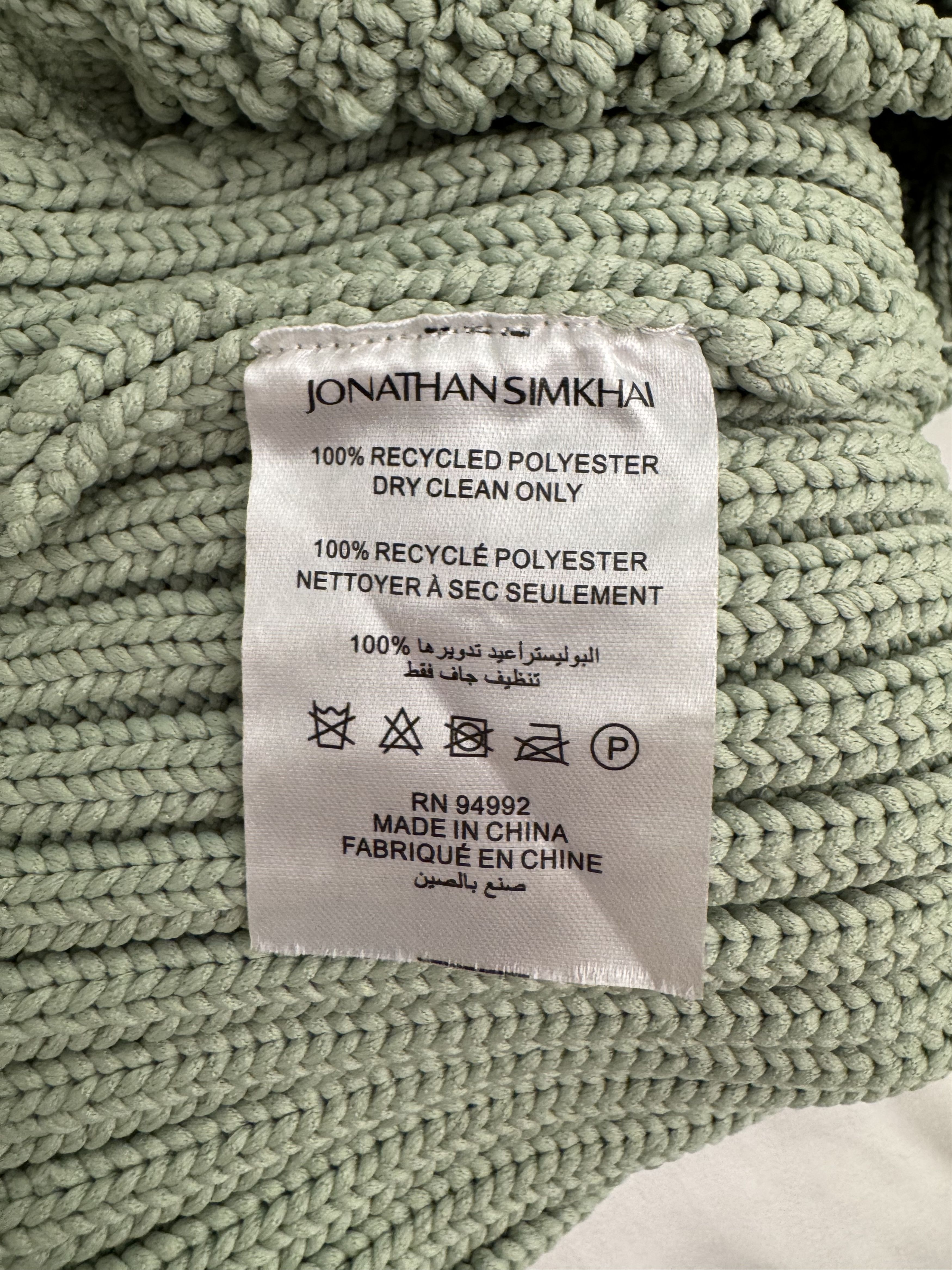 Jonathan Simkhai Knitted Crop Top Size XS / US 0-2 / IT 36-38 - 6 Thumbnail
