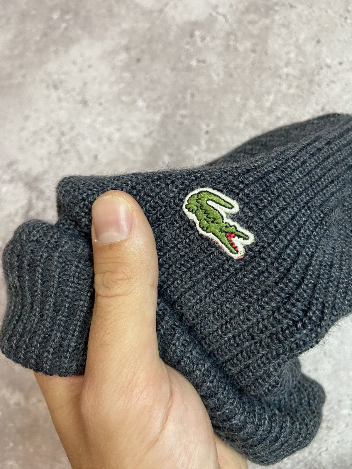 Lacoste × Vintage Vintage Lacoste Hat France Grey Wool Hype Style Size ONE SIZE - 3 Thumbnail