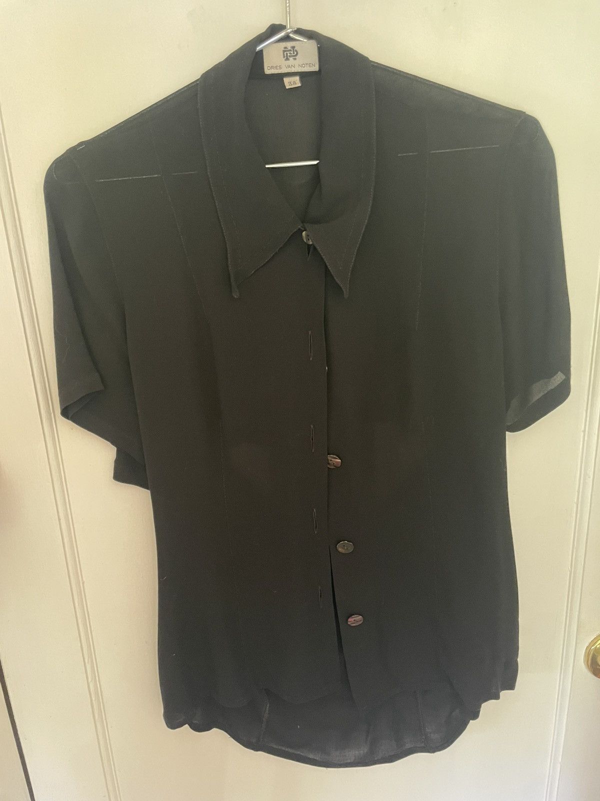 Rare Vintage Dries Cutout Polo