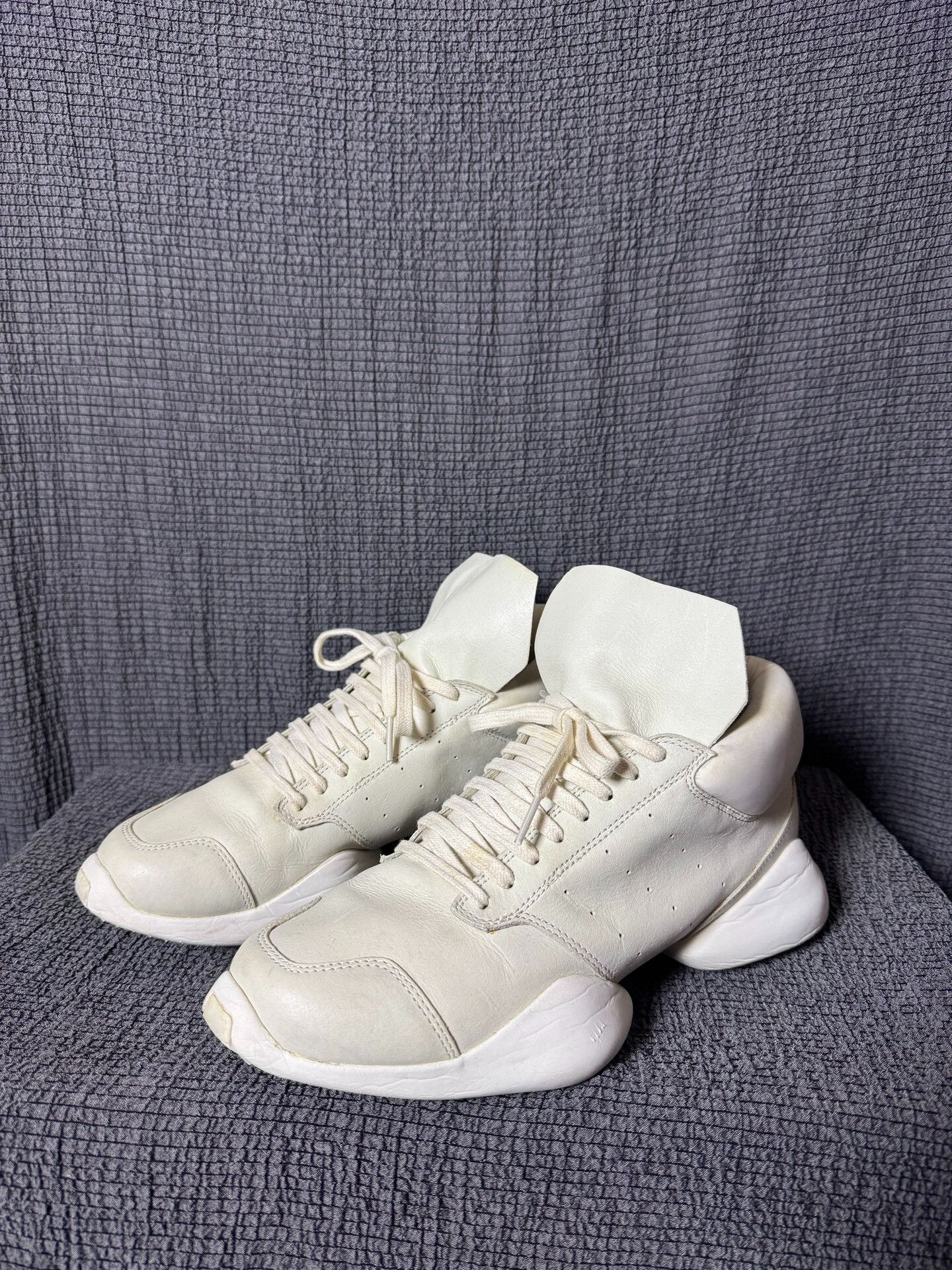 Rick Owens Rick Owens X Adidas Low-top Sneakers Size US 7.5 / EU 40-41 - 1 Thumbnail