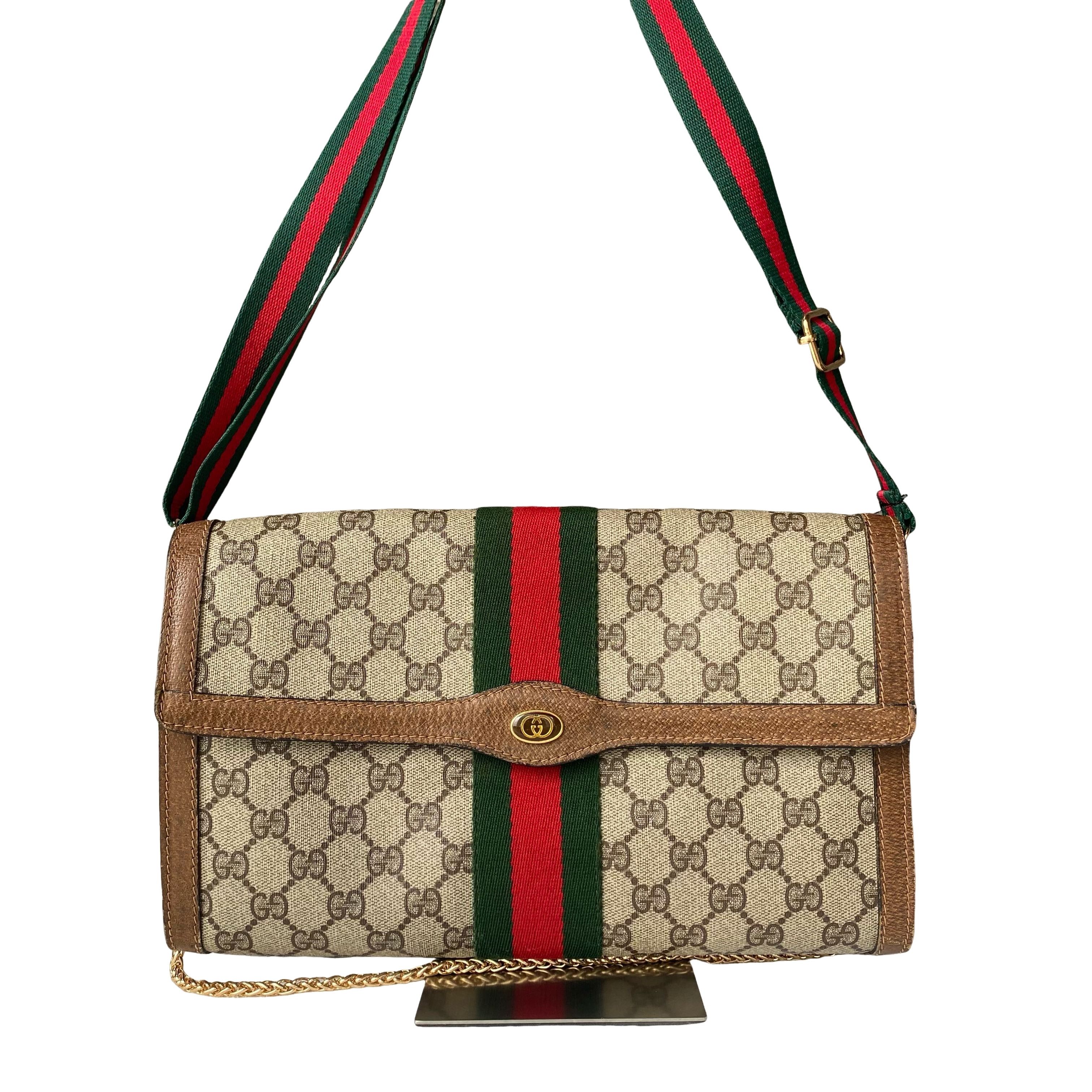 Gucci Gucci Ophidia Coated Canvas Shoulder Bag Size ONE SIZE - 1 Thumbnail
