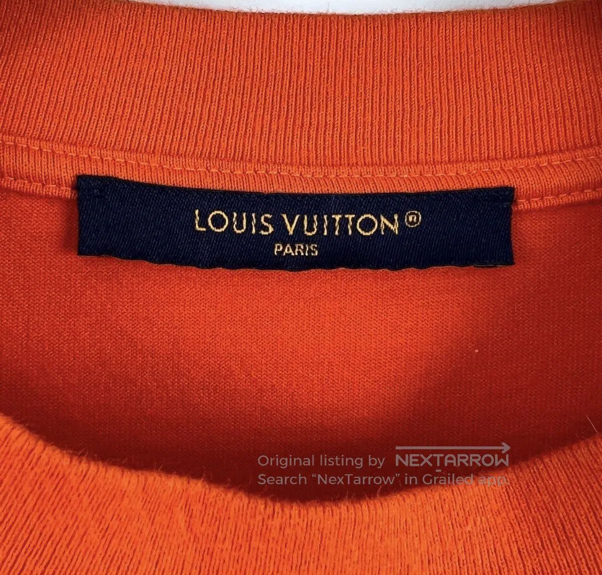 Louis Vuitton Orange Short-Sleeve Graphic T-Shirt. Size US M / EU 48-50 / 2 - 3 Thumbnail